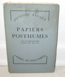 Man Ray Papiers Posthumes Avec Une Photographie Inedite Original Limited 1934 - Picture 1 of 3