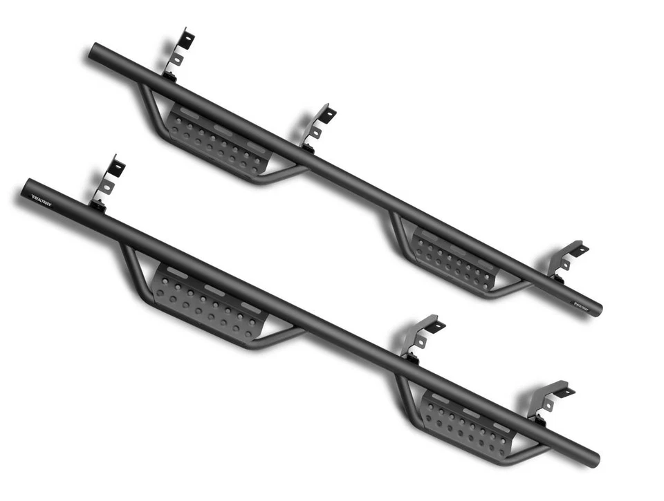 N-Fab Text Blk RS Nerf Steps Fit 15-24 F150, 17-23 F250/F350/F450 SD SuperCab Foto 1 de 4