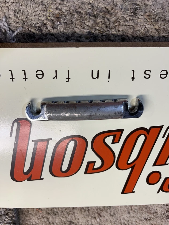 Cordal de tope de níquel G2U vintage Gibson de finales de los años 50 Foto 1 de 4