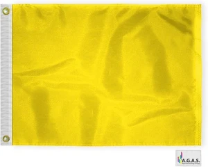 International Maritime Nautical Signal Quebec Flag Letter Q Grommets - Picture 1 of 9