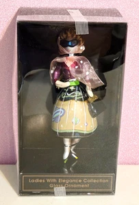 TJX Company LADIES WITH ELEGANCE Collection Glass Ornament 8" NIB - Picture 1 of 6