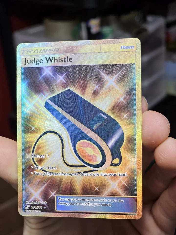 Judge Whistle 194/181 SM9: Team Up Secret Rare - NM/LP - Image 1 of 4