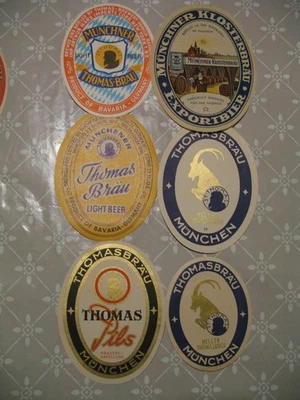 10 sehr alte Brauerei Etiketten München 1x Bremen - Bild 1 von 2