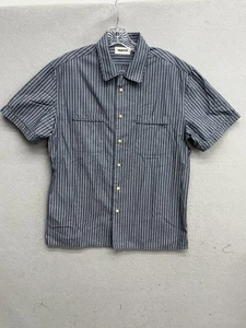 Taylor Stitch Camp Shirt Mens Size 40 Button Up Blue White Stripe The Tulum - Picture 1 of 9