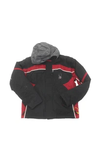 Spyder Boys Full Zip Colorblock Outerwear Winter Sports Coat Back Red Size 12 - Picture 1 of 8