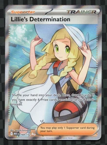 Lillie's Determination 169/132 Ultra Raro Pokemon Mega Evolution Casi Nuevo - Imagen 1 de 2