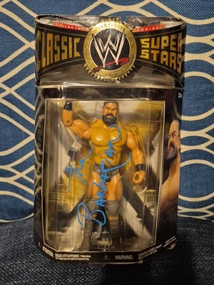 WWE THE BARBARIAN CLASSIC SUPERSTARS SERIES 27 JAKKS WRESTLING FIGURE SIGNED - Image 1 of 4