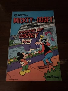 Mickey and Goofy Explore the Universe of Energy ~ Walt Disney World Epcot c.1965 - Picture 1 of 6