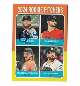 Houston Astros SHAWN DUBIN  Signed 2024 Topps Heritage Card - Picture 1 of 1