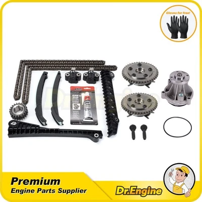 Kit de cadena de distribución VVT bomba de agua para 10-14 Lincoln Navigator Ford Expedition 5,4 L Foto 1 de 4