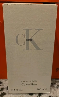 RARE NIB Vintage 3.4 oz CK ONE EDT SPRAY COLOGNE 100ML Made In USA - Image 1 of 4