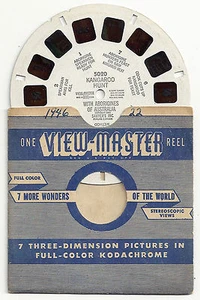 VINTAGE SAWYER'S VIEWMASTER REEL ~ KANGAROO HUNT - ABORIGINES OF AUSTRALIA #5020 - Picture 1 of 1