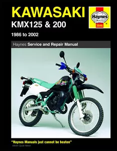 HAYNES WORKSHOP SERVICE REPAIR MANUAL BOOK KAWASAKI KMX 125 KMX 200 1986-2002 - Picture 1 of 1