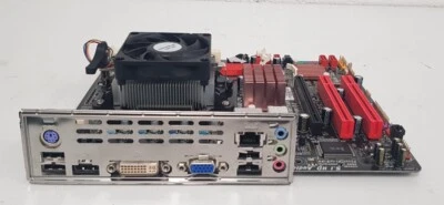 Biostar A880GZ Ver.6.0 AMD ATHLONE II X2 250 PCI Motherboard & Backplate - Image 1 of 4