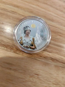 Elizabeth II Platinum Jubilee Proof Coin Bradford Exchange - Picture 1 of 4