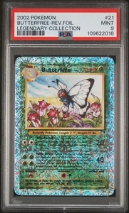 Pokemon Legendary Collection Reverse Holo Butterfree #21/110 PSA 9 MINT - Picture 1 of 2