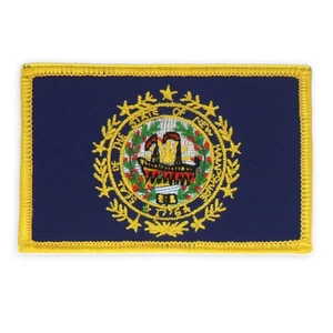 PinMart's Embroidered US State Flag Patch- New Hampshire Flag - Picture 1 of 1