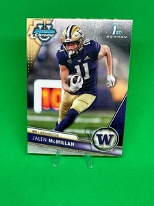 Jalen McMillan 2023 Bowman Chrome #164 1st Bowman Washington Huskies - Picture 1 of 2