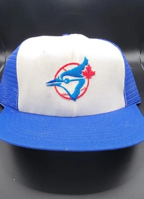 RARO De colección Auténtico MLB Toronto Blue Jays Sombrero Gorra Snapback Camionero Malla Nuevo de Lote Antiguo Foto 1 de 4