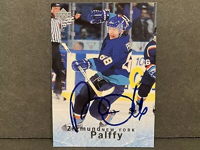 1995-96 Upper Deck Be a Player Zigmund Palffy Signed Autograph Hockey Card #24! - Image 1 of 4