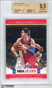 Nikola Vucevic RC BGS 9.5: 2012-13 Hoops Rookie Card POP 3