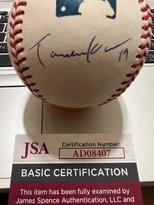 YANKEES/JAPANESE ACE DUAL SIGNED MASAHIRO TANAKA /DOMINGO GERMAN JSA COA - Picture 1 of 8