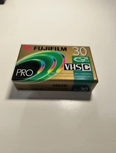 Fujifilm VHS-C Pro Premium High Grade Camcorder 30 min Video Cassette Tape - Picture 1 of 6