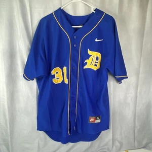 Vtg Detroit Tigers Nike Jersey #31 Size XL Blue Alternative Made in the USA READ - Picture 1 of 8