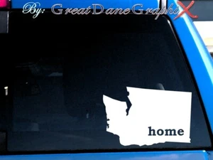 Washington Home, Heart, Native, Roots, Proud, State - Vinyl Decal Sticker - Bild 1 von 9