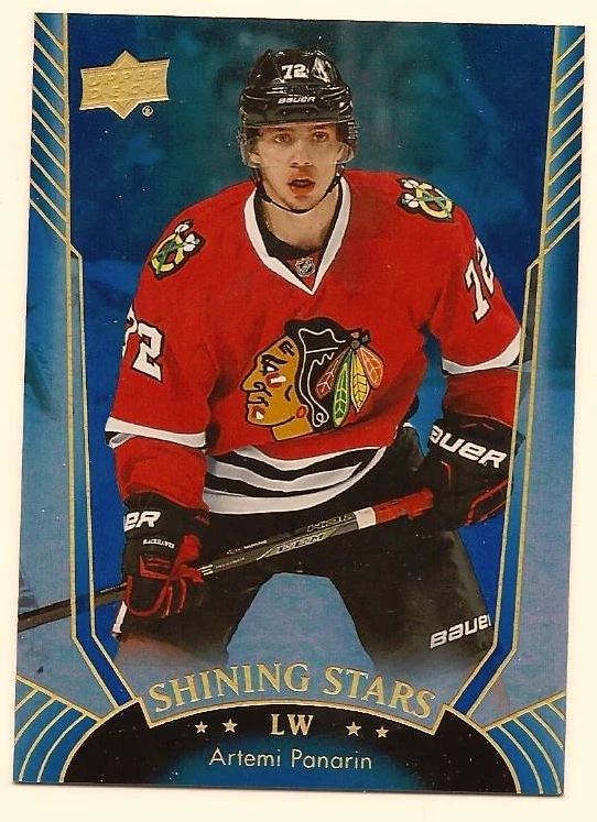 ARTEMI PANARIN 2016-17 UPPER DECK SERIES 1 SHINING STARS BLUE PARALLEL - Image 1 of 1
