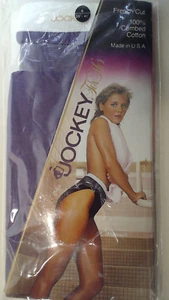 New Vtg 1984 Jockey For Her Purple French Cut Brief sz 6 100% Combed Cotton 1507 - Picture 1 of 5