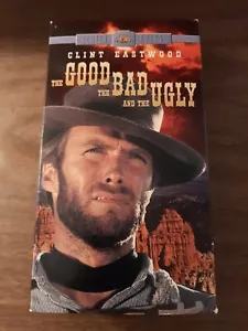 The Good, The Bad and The Ugly, VHS, 2 Pack, Clint Eastwood, MGM Screen Epics - Picture 1 of 3