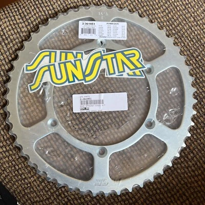 Piñón trasero de acero Sunstar, 51T, Kawasaki, parte # 2-361951 Foto 1 de 2