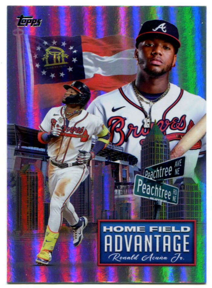 Topps series2 アクーニャ HOME FIELD ADVANTAGE 2024 Topps Series 2 - Home Field Advantage Ronald Acuña Jr