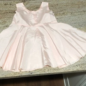Girls' Handmade Silk Pink slip Beautifully Done Vintage 4T? - Picture 1 of 13