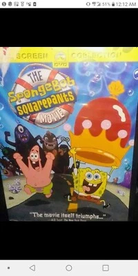 The Spongebob Squarepants Movie (DVD, 2005, Full Screen Collection) - Imagem 1 de 3
