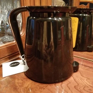 New 2.0 Keurig Thermal Carafe Black & Silver Handle Serving Pitcher - Picture 1 of 8