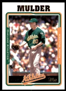 2005 TOPPS MARK MULDER OAKLAND ATHLETICS #193 - Picture 1 of 2