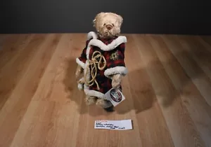Peluche de oso bronceado articulado Nicolas Mohair de colección Ganz Cottage (310-1956) - Imagen 1 de 4