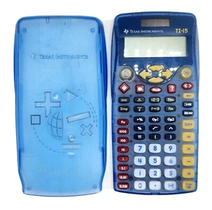Calculadora científica Texas Instruments TI-15, funciona, excelente condición - Imagen 1 de 6