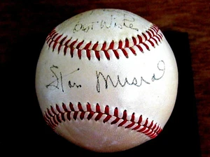 STAN MUSIAL 3 X MVP WSC HOF CARDINALS SIGNED AUTO VINTAGE GILES ONL BASEBALL JSA - Picture 1 of 4
