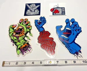 SANTA CRUZ SCREAMING HAND - LIMITED EDITION STICKERS - INCLUDES 5 - Picture 1 of 1
