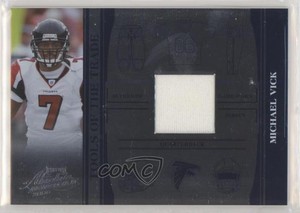 2006 Playoff Absolute Memorabilia Blue Materials /50 Michael Vick #TOT-105
