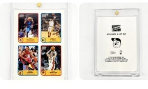 STICKER BACK 2003 Bazooka Ben Wallace Jermaine O'Neal Brian Grant Troy Murphy