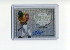 2020 Leaf Perfect Game Autographs Metal Silver Wave Rob Gordon Auto 4/10