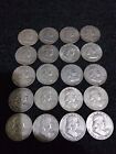 FULL DATES Roll of 20 $10 Face Value 90% Silver Franklin Half Dollars