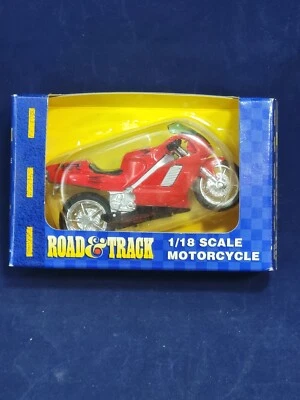 Maisto Road & Track 1/18 Scale Die Cast Motorcycle Honda CBR 600 F Red Blue -NIB - Image 1 of 4