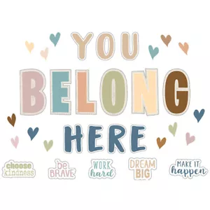 Teacher Created Resources Everyone is Welcome You Belong Here Bulletin Board Set - Picture 1 of 1