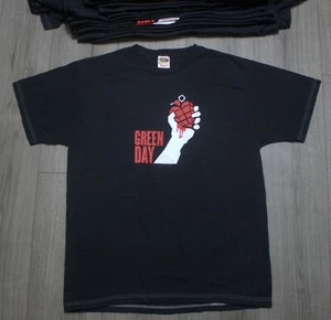 NUEVA Camiseta De Colección Talla AM 2005 Green Day American Idiot Tour Banda de Conciertos ~ Nueva de Lote Antiguo - Imagen 1 de 10