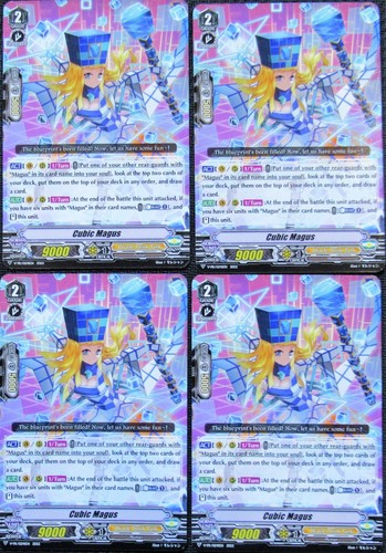 4x CUBIC MAGUS V-PR/0241EN Cardfight Promo - 4 MINT CARDS | eBay